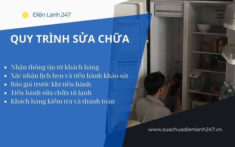 Quy trình sửa chữa tủ lạnh tại nhà